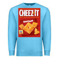 Ocean Blue cheez it original box front sweatshirt Premium Sweatshirt - linhVisuals
