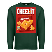 Sports Green cheez it original box front sweatshirt Premium Sweatshirt - linhVisuals