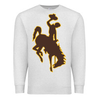 Oatmeal Heather wyoming athletics Premium Sweatshirt - linhVisuals