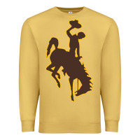Antique Gold wyoming athletics Premium Sweatshirt - linhVisuals
