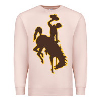 Pale Pink wyoming athletics Premium Sweatshirt - linhVisuals