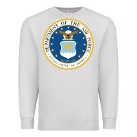 Dove Grey department of the air force Premium Sweatshirt - linhVisuals