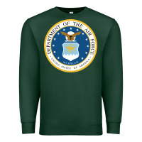 Sports Green department of the air force Premium Sweatshirt - linhVisuals