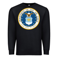 Black department of the air force Premium Sweatshirt - linhVisuals