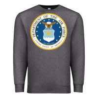 Charcoal Heather department of the air force Premium Sweatshirt - linhVisuals