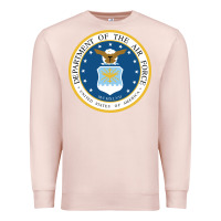 Pale Pink department of the air force Premium Sweatshirt - linhVisuals