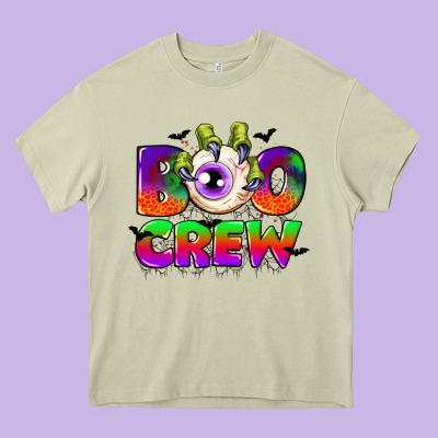 Boo Crew Heavy Core Tee Designed By Cowgirlartshop