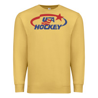Antique Gold usa hockey Premium Sweatshirt - linhVisuals