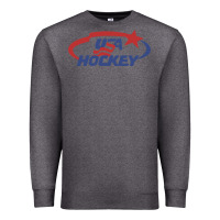 Charcoal Heather usa hockey Premium Sweatshirt - linhVisuals