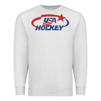 Oatmeal Heather usa hockey Premium Sweatshirt - linhVisuals