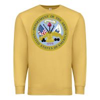 Antique Gold department of the army Premium Sweatshirt - linhVisuals