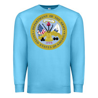 Ocean Blue department of the army Premium Sweatshirt - linhVisuals