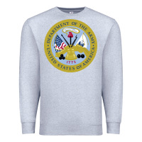Heather Grey department of the army Premium Sweatshirt - linhVisuals