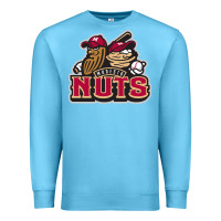 Ocean Blue modesto nuts baseball Premium Sweatshirt - linhVisuals