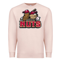 Pale Pink modesto nuts baseball Premium Sweatshirt - linhVisuals