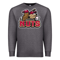 Charcoal Heather modesto nuts baseball Premium Sweatshirt - linhVisuals