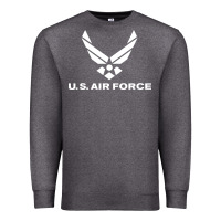 Charcoal Heather us air force Premium Sweatshirt - linhVisuals