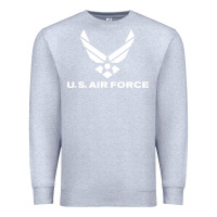 Heather Grey us air force Premium Sweatshirt - linhVisuals