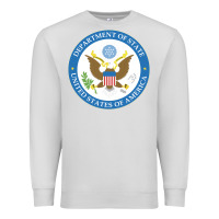 Dove Grey us department of state 2 Premium Sweatshirt - linhVisuals