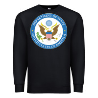Black us department of state 2 Premium Sweatshirt - linhVisuals