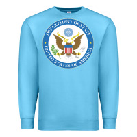 Ocean Blue us department of state 2 Premium Sweatshirt - linhVisuals