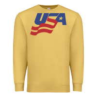 Antique Gold usa hockey simple Premium Sweatshirt - linhVisuals