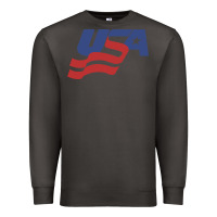 Smoke usa hockey simple Premium Sweatshirt - linhVisuals