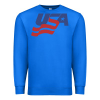 True Royal usa hockey simple Premium Sweatshirt - linhVisuals