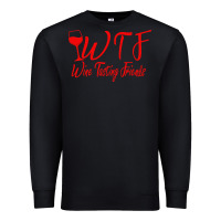 Black wine tasting friends Premium Sweatshirt - linhVisuals