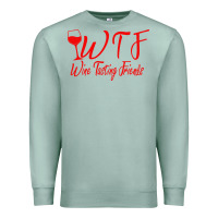 Seafoam wine tasting friends Premium Sweatshirt - linhVisuals