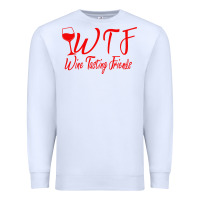 White wine tasting friends Premium Sweatshirt - linhVisuals
