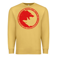 Antique Gold fenrir wolf of odin Premium Sweatshirt - linhVisuals
