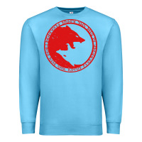 Ocean Blue fenrir wolf of odin Premium Sweatshirt - linhVisuals