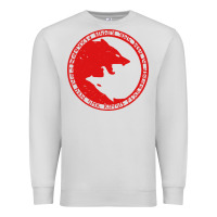 Dove Grey fenrir wolf of odin Premium Sweatshirt - linhVisuals