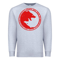 Heather Grey fenrir wolf of odin Premium Sweatshirt - linhVisuals