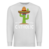 Dove Grey fun catholicism humor meme saying  funny catholic t shirt Premium Sweatshirt - linhVisuals