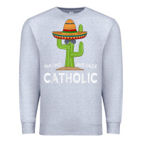 Heather Grey fun catholicism humor meme saying  funny catholic t shirt Premium Sweatshirt - linhVisuals