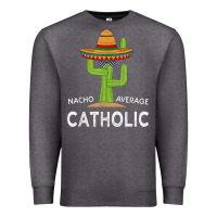Charcoal Heather fun catholicism humor meme saying  funny catholic t shirt Premium Sweatshirt - linhVisuals