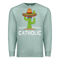 Seafoam fun catholicism humor meme saying  funny catholic t shirt Premium Sweatshirt - linhVisuals