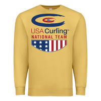 Antique Gold usa curling team Premium Sweatshirt - linhVisuals
