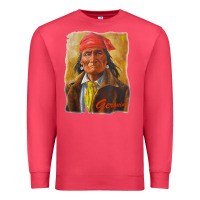 Cardinal geronimo apache warrior native american t shirt Premium Sweatshirt - linhVisuals