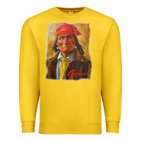 Lemon geronimo apache warrior native american t shirt Premium Sweatshirt - linhVisuals