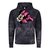 Cloud Black Minnie Mouse Vintage Hoodie - CowhideDigitalArt