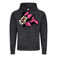 Vintage Black Minnie Mouse Vintage Hoodie - CowhideDigitalArt