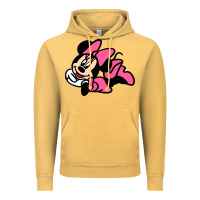 Vintage Mustard Minnie Mouse Vintage Hoodie - CowhideDigitalArt
