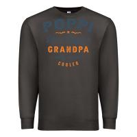 Smoke Mens Poppi Like a Regular Grandpa Funny Fathers Day Premium Sweatshirt - linhVisuals