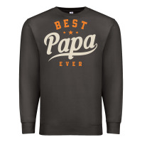 Smoke Mens Best Papa Ever Funny Fathers Day Premium Sweatshirt - linhVisuals