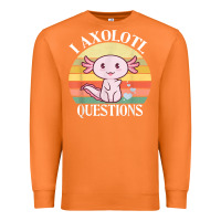 Carrot i axolotl questions funny axolotl costume for axolotl lovers t shirt Premium Sweatshirt - linhVisuals