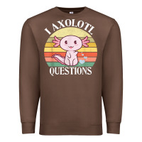 Chestnut i axolotl questions funny axolotl costume for axolotl lovers t shirt Premium Sweatshirt - linhVisuals