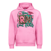 Fuchsia Pink you rn good hands registered nurse Urban Hoodie - RanaPortraitStore